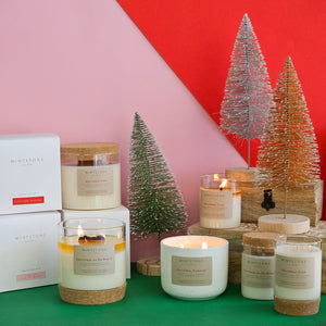 Christmas Collection - Large Wood Wick Candles