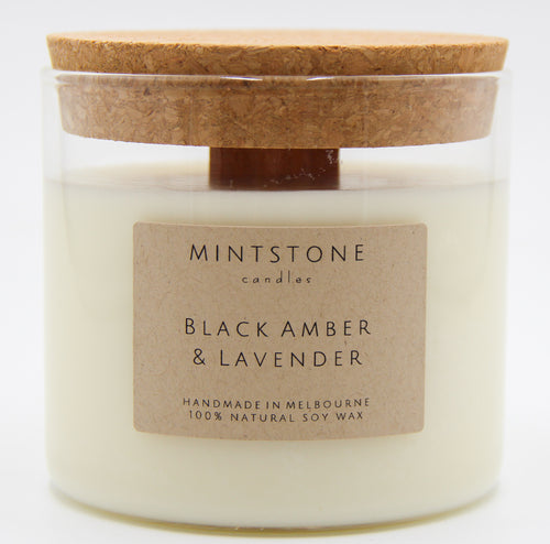 Calming and soothing - Black Amber & Lavender