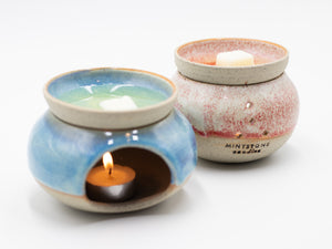 Handmade Ceramic Oil Burner (or Soy Melts Warmer) - This is not only to enjoy the aromatherapy but also to add a beautiful touch at your place!